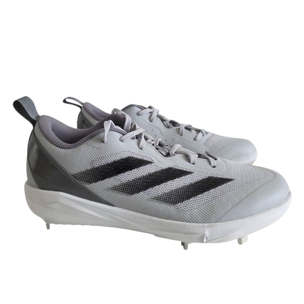 Adidas Adizero Size 9.5 Instinct Metal Fastpitch Softball Cleats Gray Black
